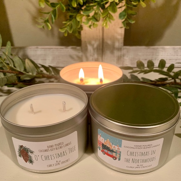Hand Poured Christmas Candles (4 scent options) - Picture 5 of 7